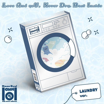 (SIGNED) Moon Byul (MAMAMOO) - laundri - 4th Mini Album (LAUNDRY ver.)