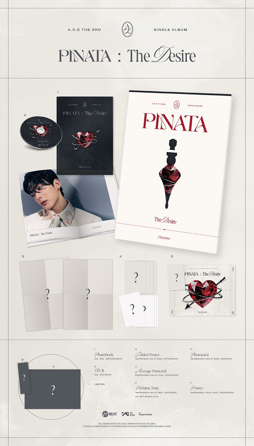 A.C.E. - PINATA - 3rd Single Album (Photobook Ver.)