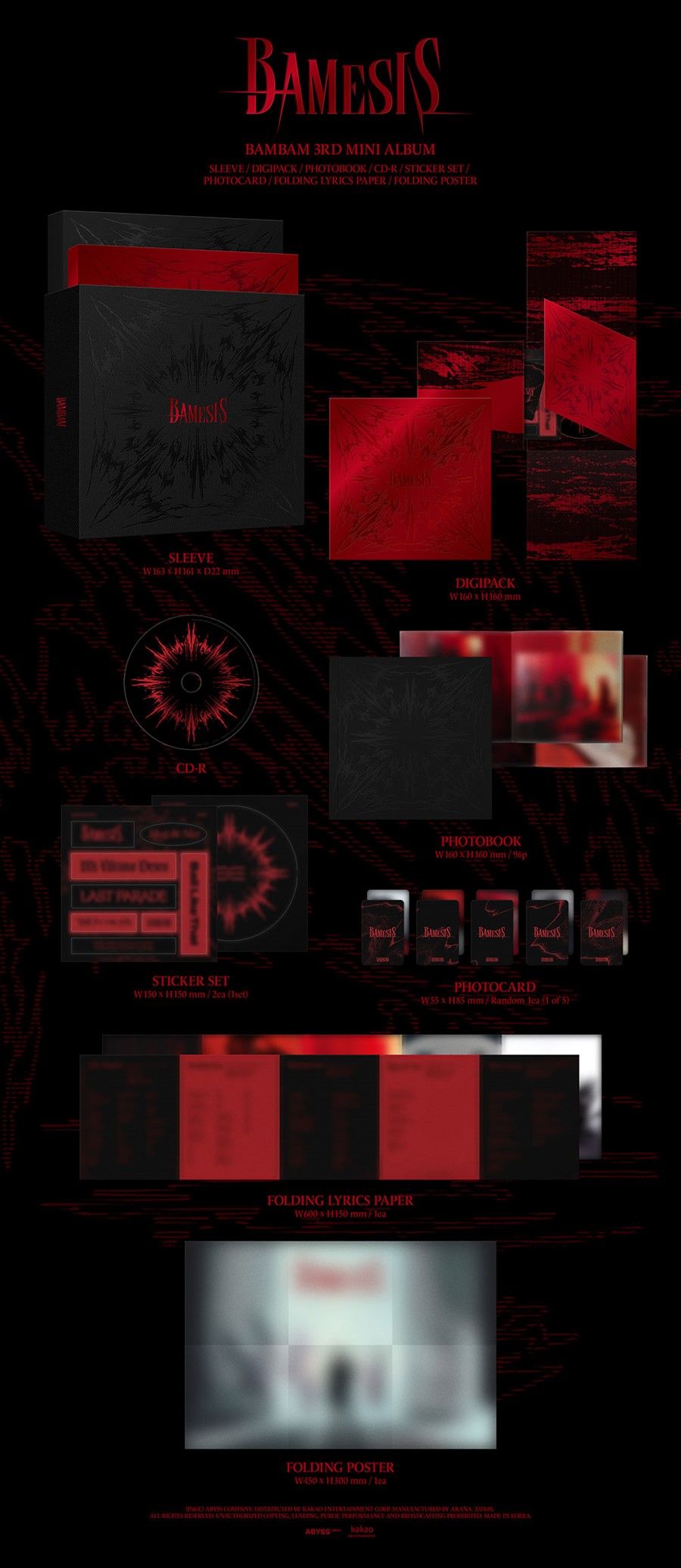 BamBam (GOT7) - BAMESIS - 3rd Mini Album