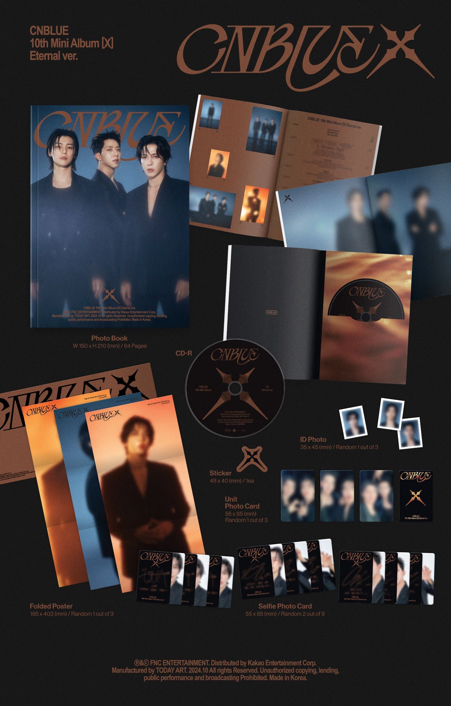 CNBLUE - X - 10th Mini Album (Photobook Ver.)