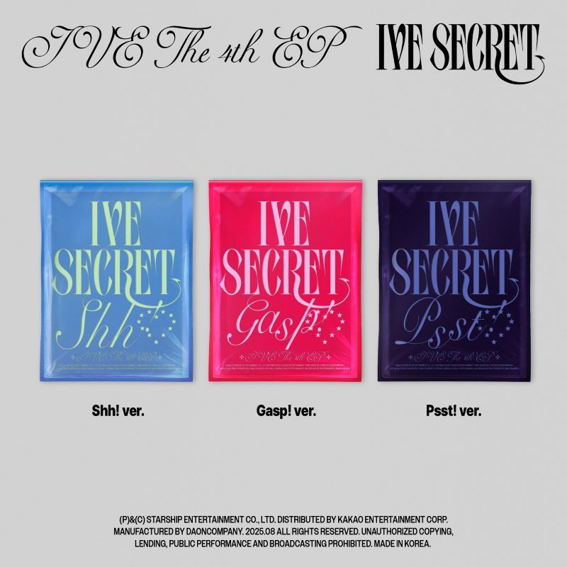 IVE - IVE SECRET - 4th Mini Album (Photobook Ver.)