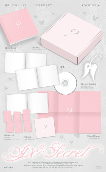 IVE - IVE SECRET - 4th Mini Album (LOVED IVE/ Limited Ver.)
