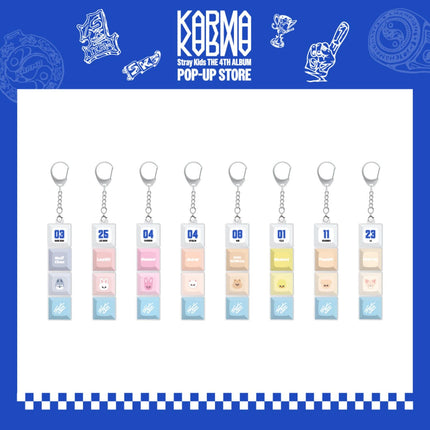 Stray Kids - KARMA Pop-Up Store - Keycap Keyring