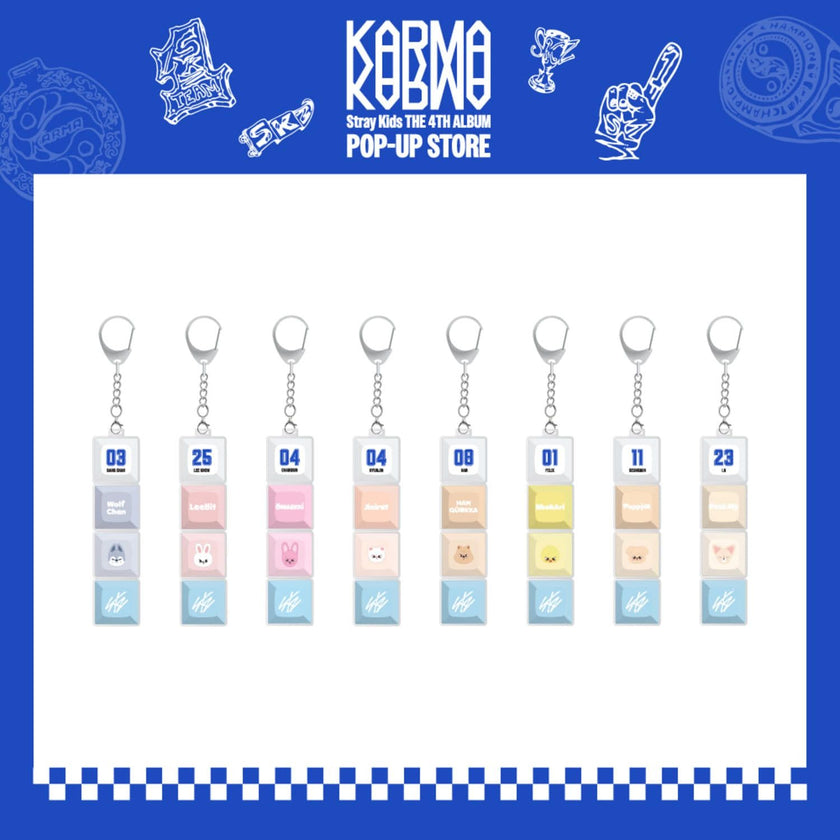 Stray Kids - KARMA Pop-Up Store - Keycap Keyring