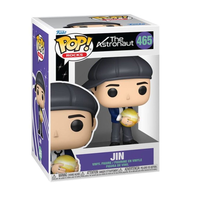 BTS Solo POP! Rocks Vinyl Figur Jin (Astronaut) 9 cm