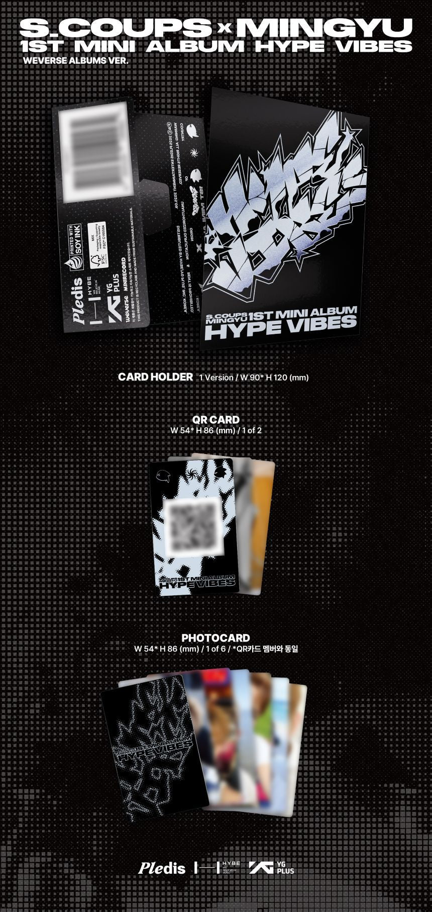 S.COUPS X MINGYU (SEVENTEEN) - HYPE VIBES - 1st Mini Album (Weverse Albums Ver.)