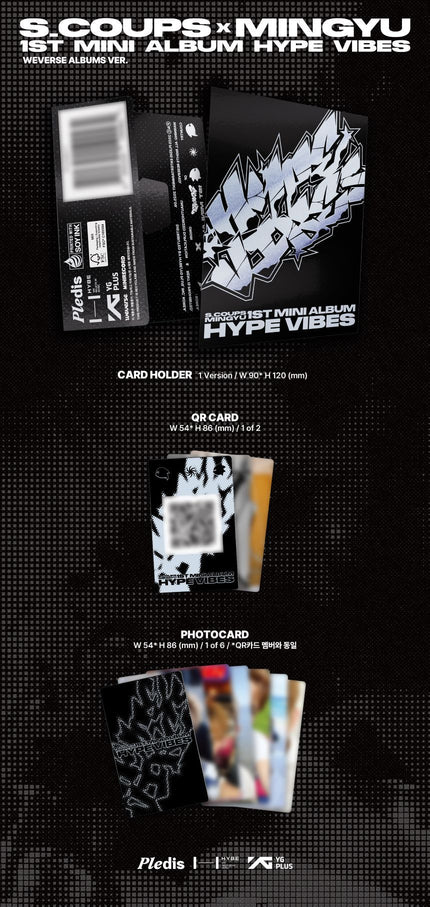 S.COUPS X MINGYU (SEVENTEEN) - HYPE VIBES - 1st Mini Album (Weverse Albums Ver.)
