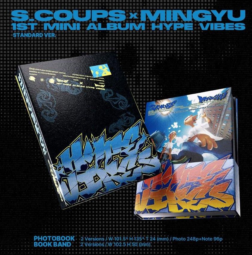 S.COUPS X MINGYU (SEVENTEEN) - HYPE VIBES - 1st Mini Album