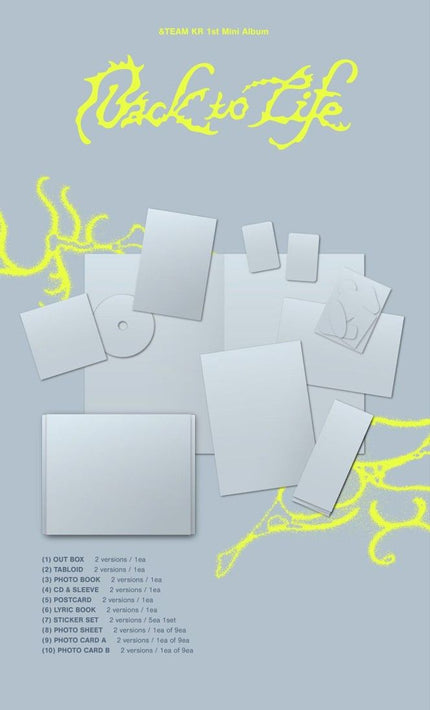 &TEAM - Back to Life - 1st Mini Album (Photobook Ver.)