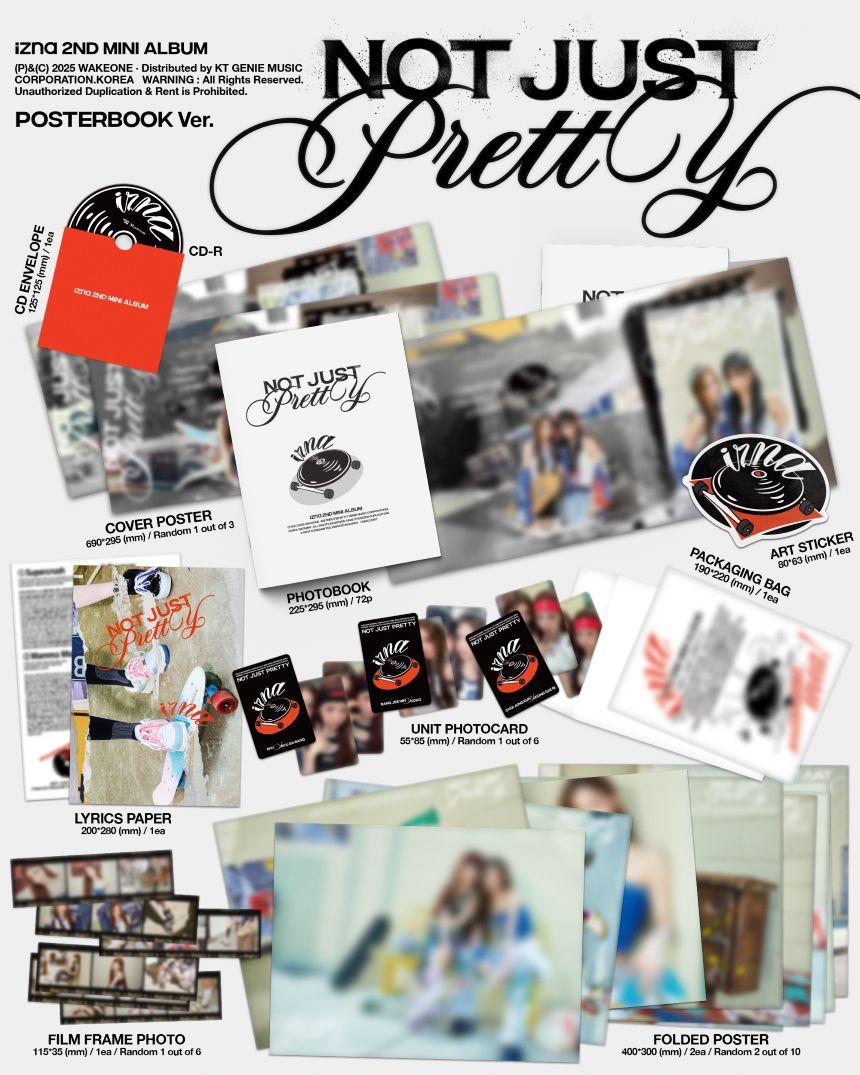 izna - Not Just Pretty - 2nd Mini Album (POSTERBOOK Ver.)