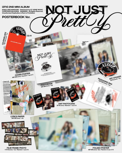izna - Not Just Pretty - 2nd Mini Album (POSTERBOOK Ver.)