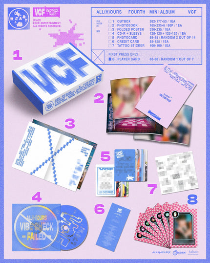 (SIGNED) ALL(H)OURS - VCF - 4th Mini Album