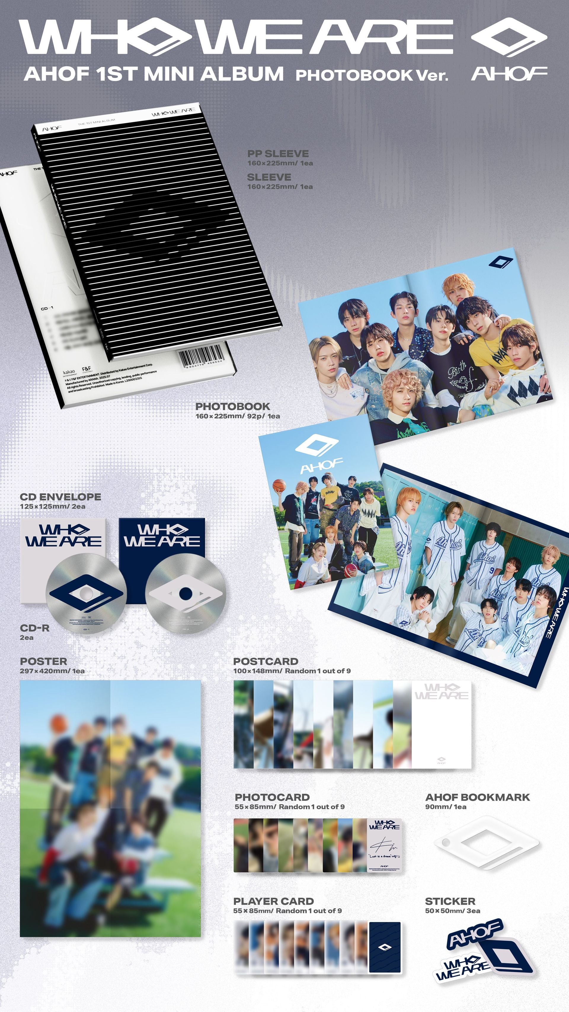 (SIGNED) AHOF - WHO WE ARE - 1st Mini Album (Photobook Ver.)