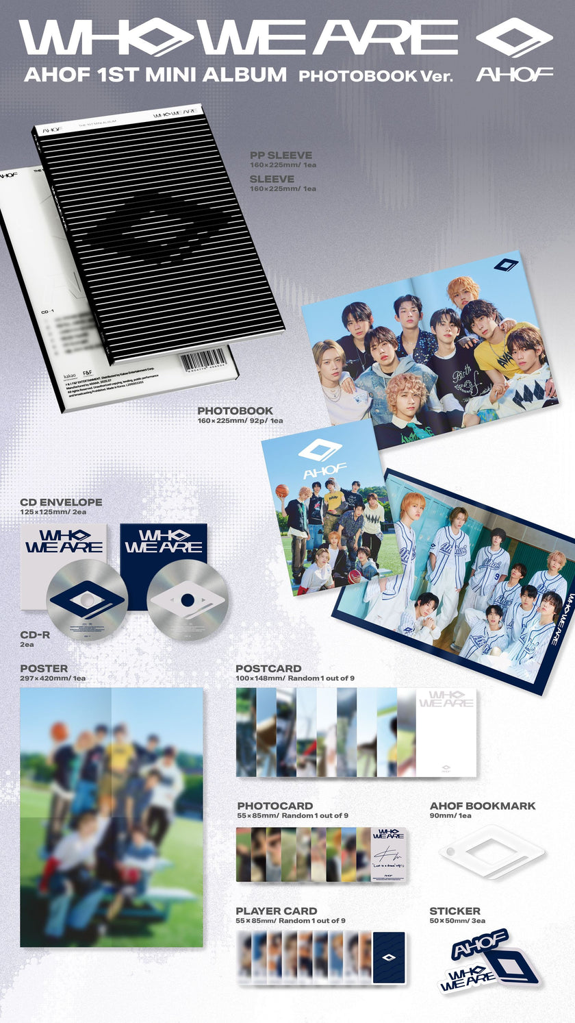 (SIGNED) AHOF - WHO WE ARE - 1st Mini Album (Photobook Ver.)