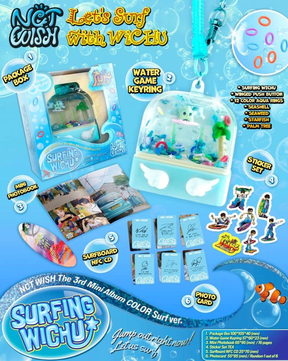 NCT WISH - COLOR - 3rd Mini Album (Surf Ver.)