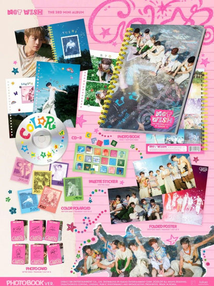 NCT WISH - COLOR - 3rd Mini Album (Photobook Ver.)