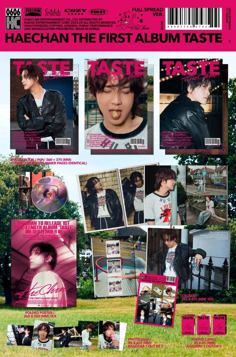 HAECHAN (NCT) - TASTE - 1st Album (Full Spread Ver.)