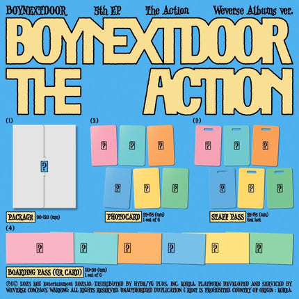 BOYNEXTDOOR - THE ACTION - 5th EP Album (Weverse Albums Ver.)