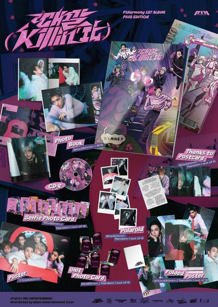 P1Harmony - 때깔 (Killin’ It) - 1st Album (P1us Edition)