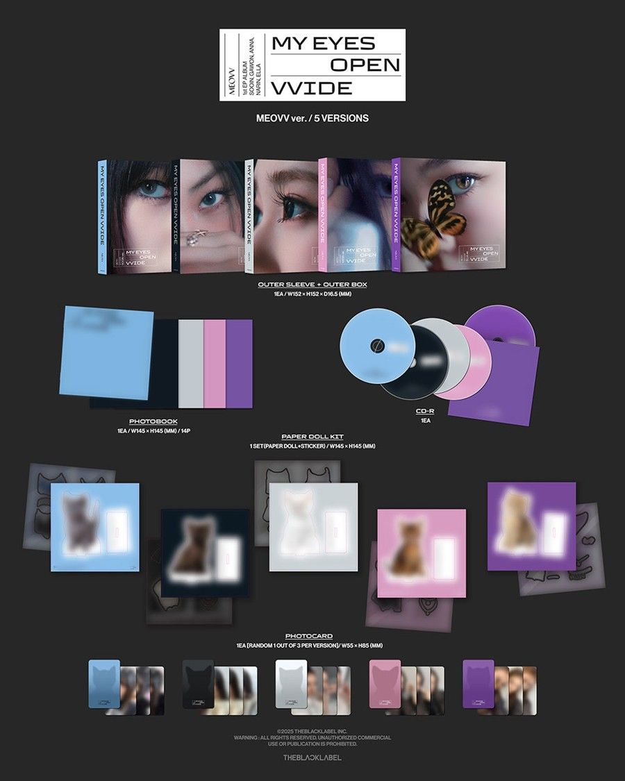 MEOVV - MY EYES OPEN VVIDE - 1st EP Album (MEOVV Ver.)