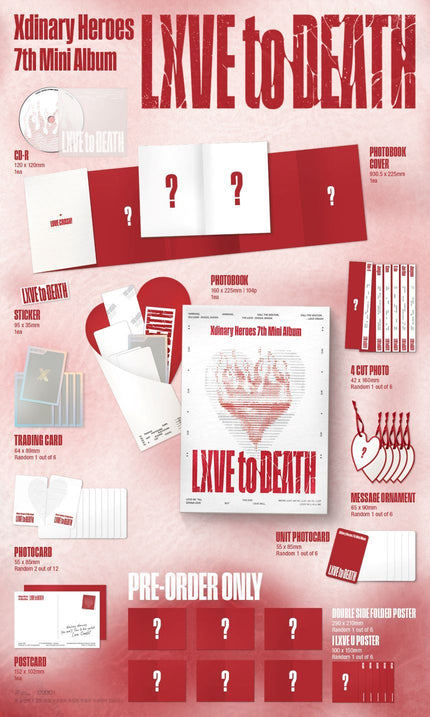 Xdinary Heroes - LXVE to DEATH - 7th Mini Album (Photobook Ver.)