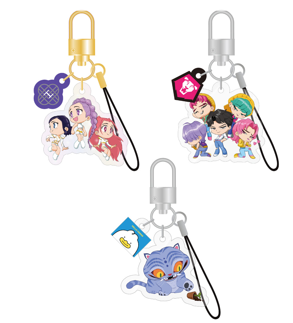 KPop Demon Hunters - OFFICIAL LIGHTSTICK KEYRING CHARM