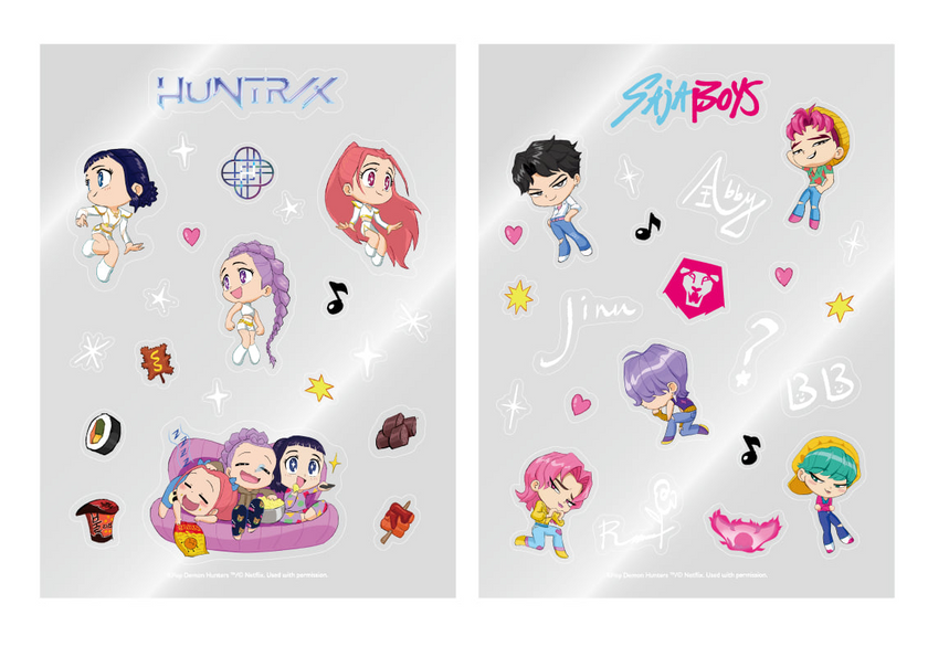 KPop Demon Hunters - Official Lighstick Deco Sticker Pack