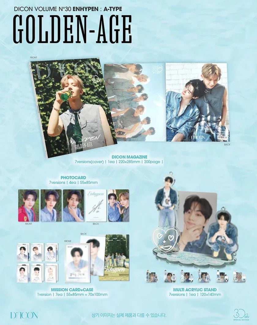 DICON Vol. N°30 special edition - ENHYPEN Golden Age