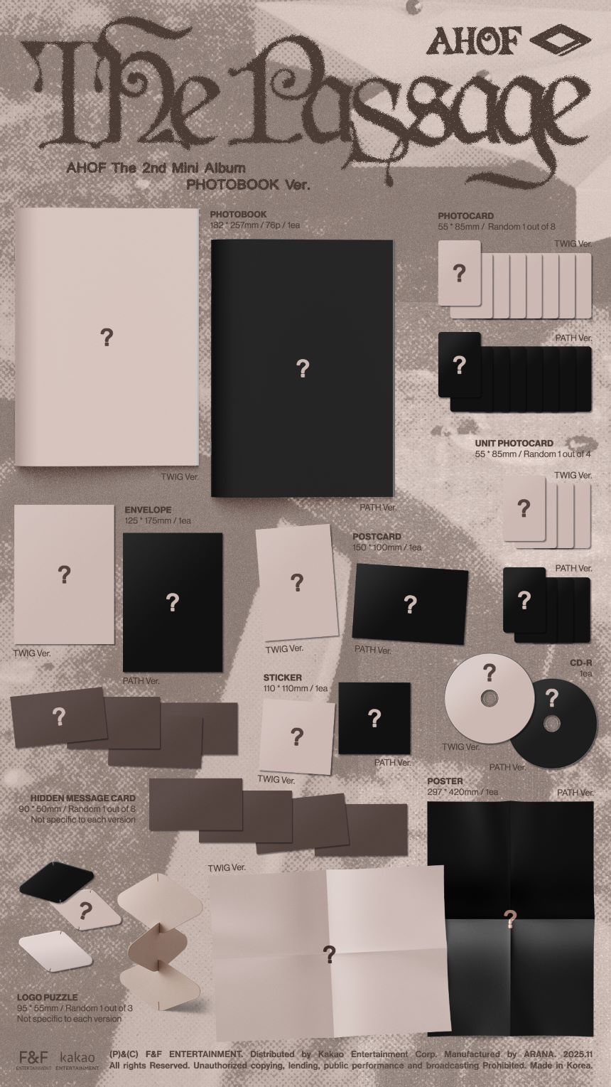 AHOF – The Passage - 2nd Mini Album (PHOTOBOOK Ver.)