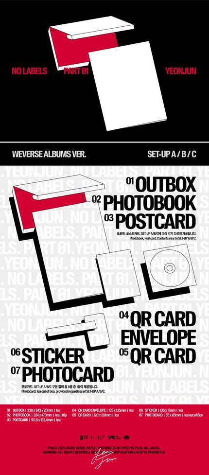 YEONJUN (TXT) - NO LABELS: PART 01 - Album (Weverse Albums Ver.)