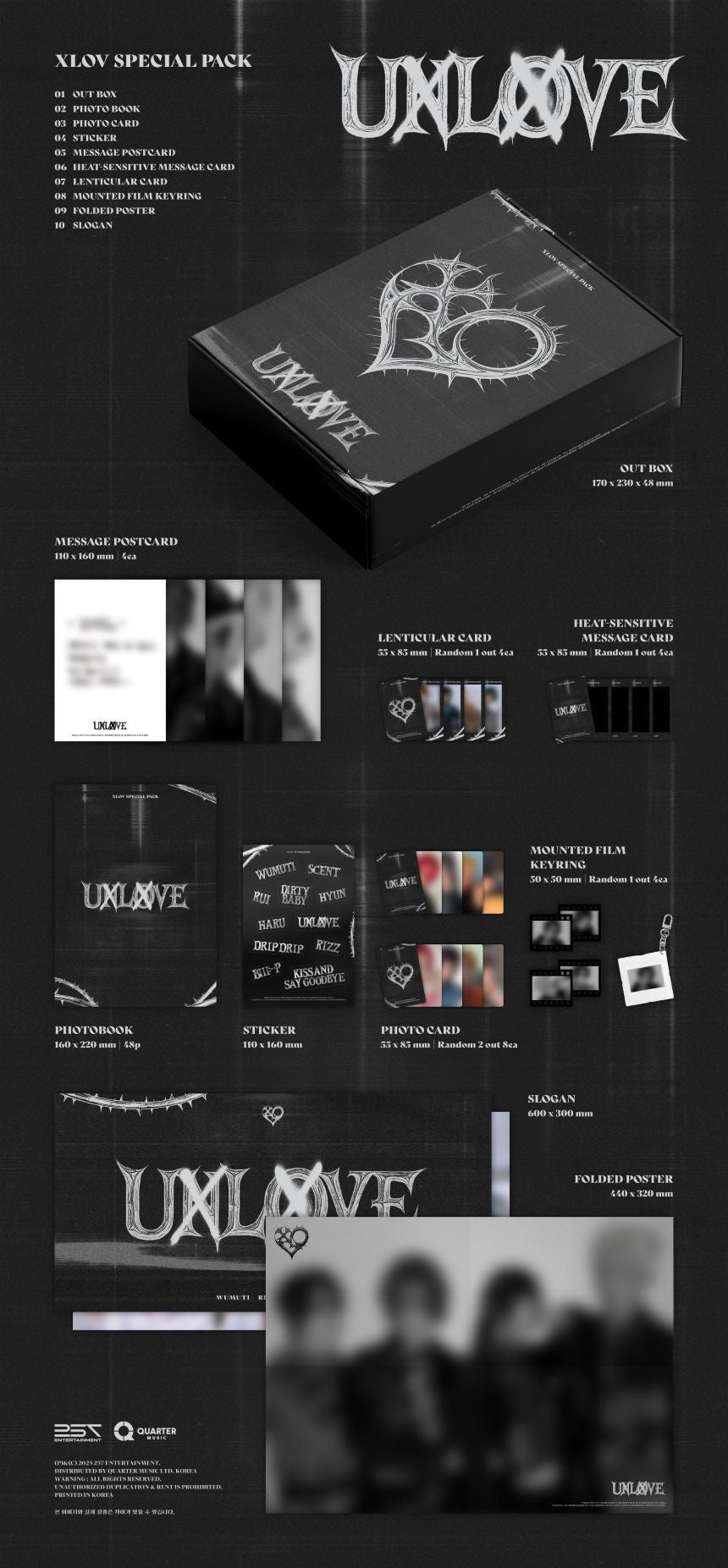 XLOV - UXLXVE - 1st Mini Album (Special Pack Ver.)