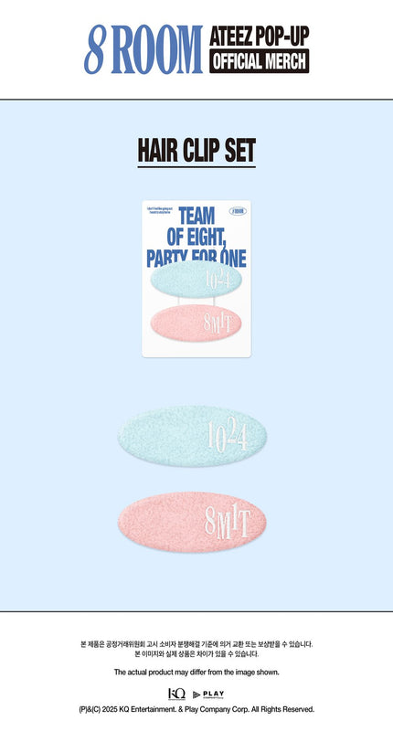 ATEEZ 8 ROOM - Hair Clip Set