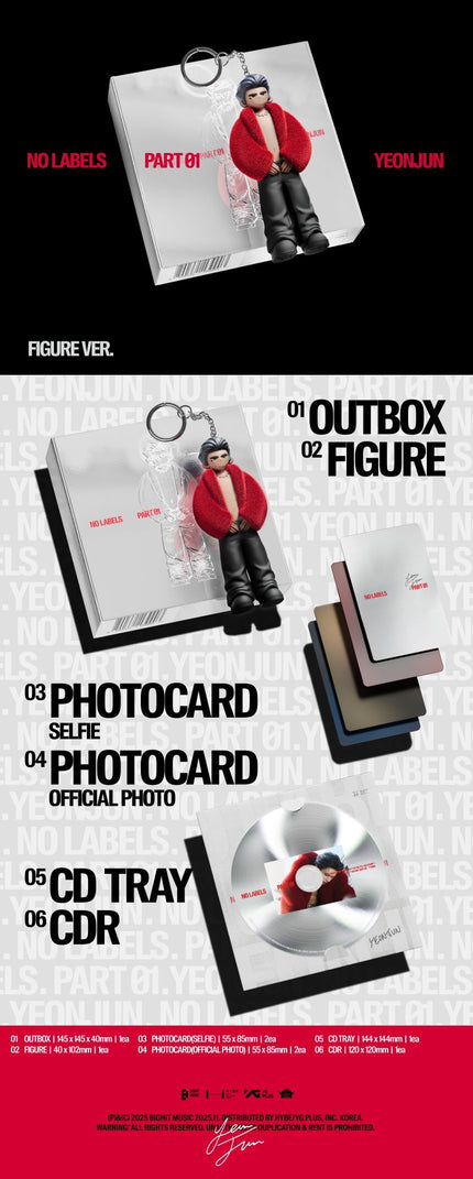 YEONJUN (TXT) - NO LABELS: PART 01 - Album (Figure Ver.)