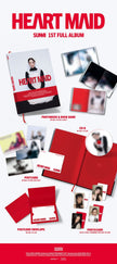 (SIGNED) SUNMI - HEART MAID - 1st Full Album (Lucky Draw Event)