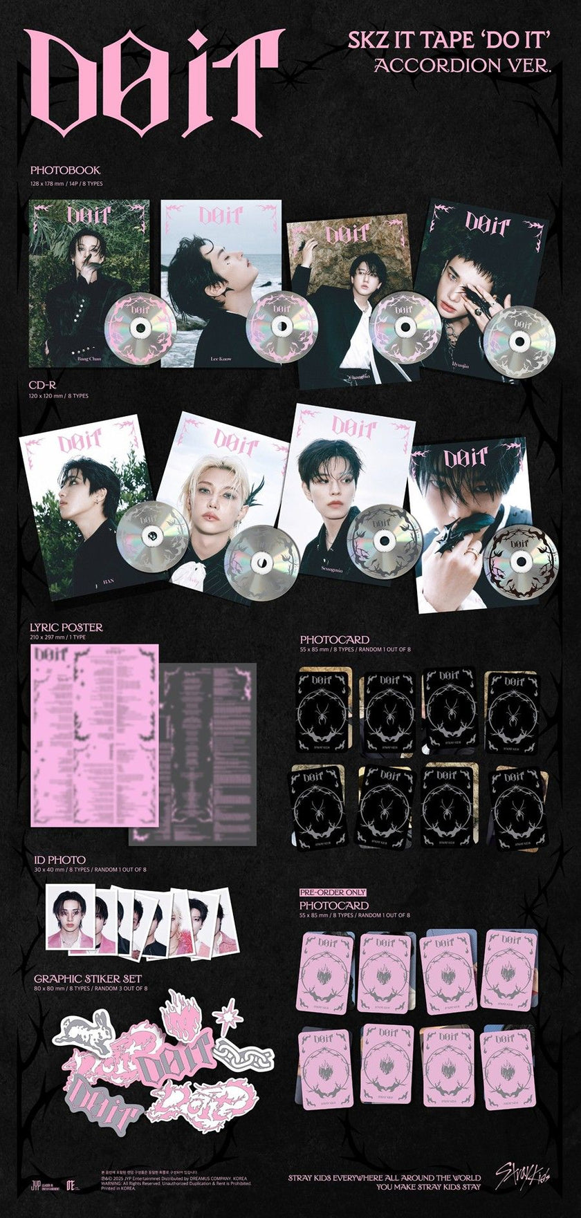 Stray Kids - SKZ IT TAPE 'DO IT' LIMITED (ACCORDION Ver.)