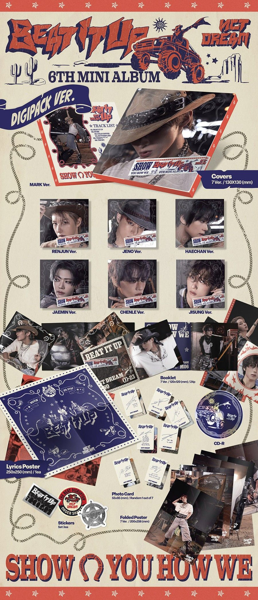 NCT DREAM - Beat It Up - 6th Mini Album (Digipack Ver.)