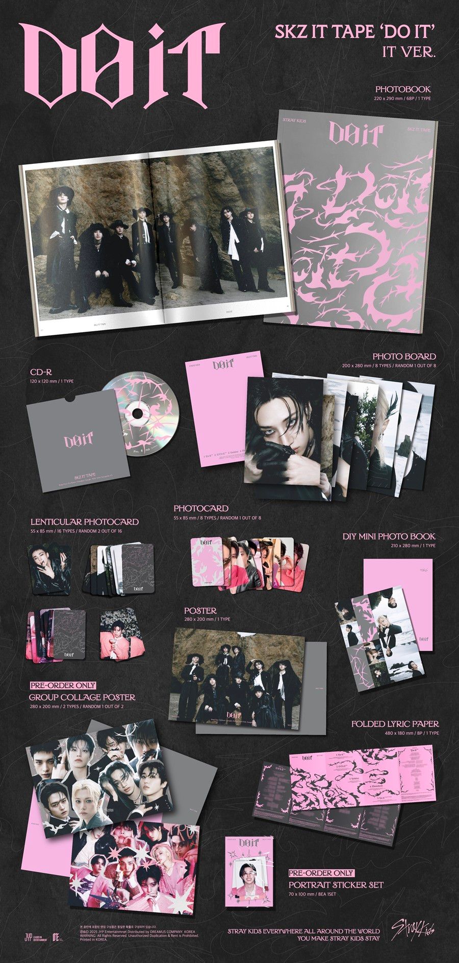 Stray Kids - SKZ IT TAPE 'DO IT' LIMITED (IT Ver.)