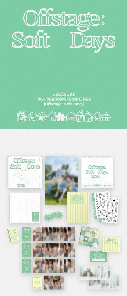 TREASURE - Season's Greetings 2026 [Offstage : Soft Days] Full Package Europe Signed Event