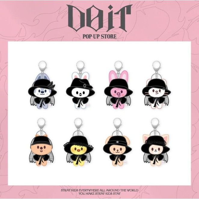 SKZOO - DO IT - Costume Magnet Plush Keyring