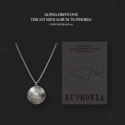 ALPHA DRIVE ONE - EUPHORIA - 1st Mini Album (LIMITED / COIN NECKLACE Ver.)