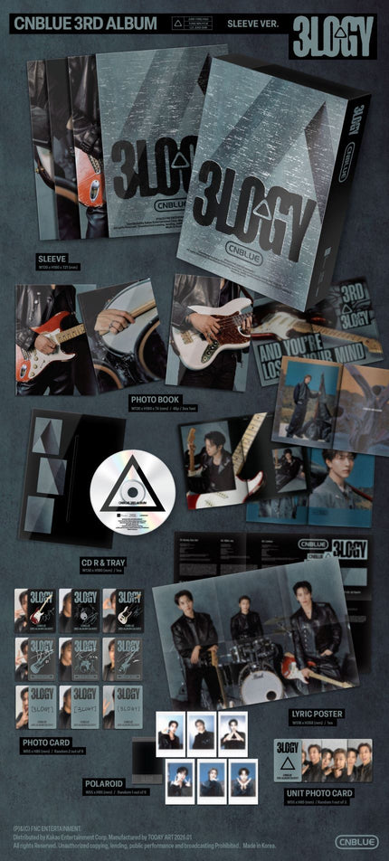CNBLUE - 3LOGY - 3rd Album (Sleeve Ver.)
