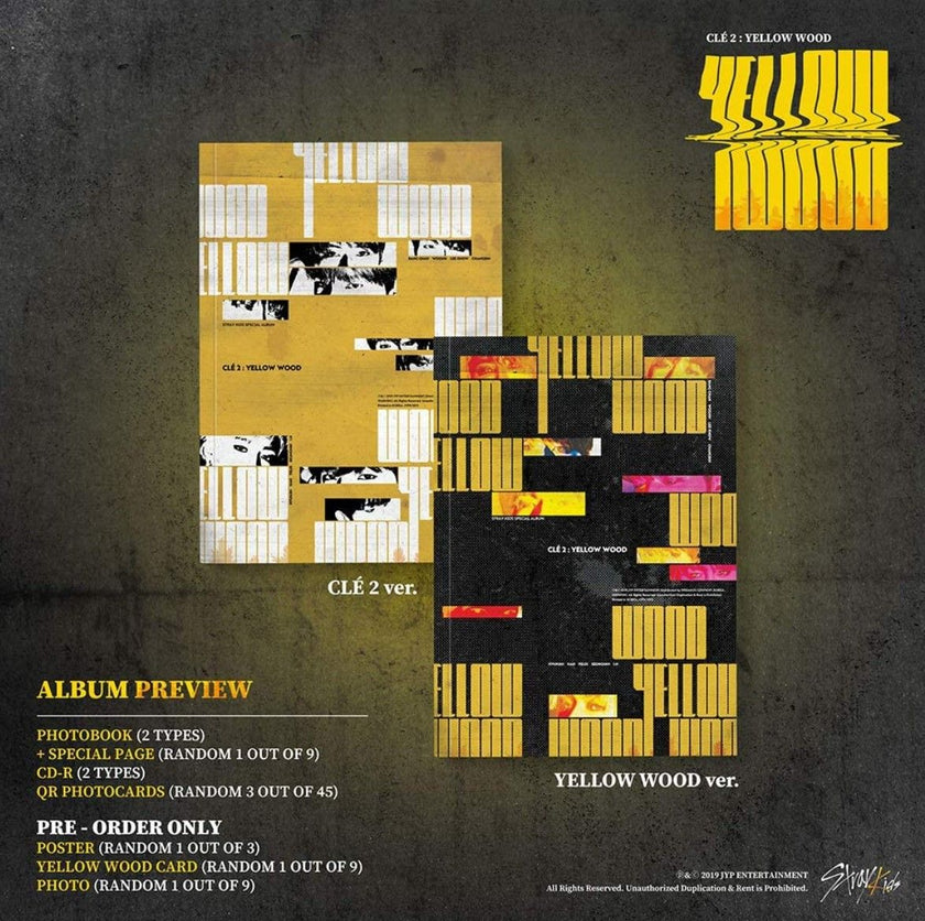 Stray Kids - CLÉ 2 : YELLOW WOOD - Special Album (Standard Ver.)
