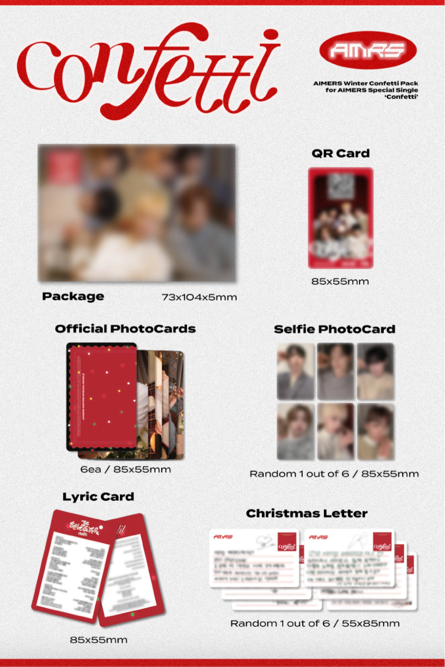 AIMERS - Winter Confetti Pack - Winter Special Single Album