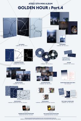 ATEEZ - GOLDEN HOUR : Part.4 - Europe POP-UP Exclusive