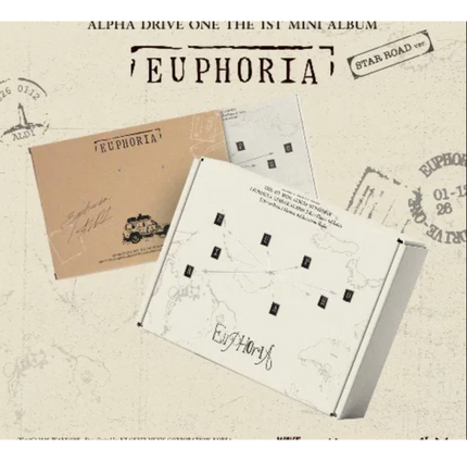 ALPHA DRIVE ONE - EUPHORIA - 1st Mini Album (STAR ROAD Ver.)