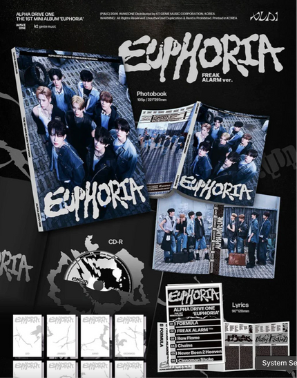 ALPHA DRIVE ONE - EUPHORIA - 1st Mini Album (FREAK ALARM Ver.)
