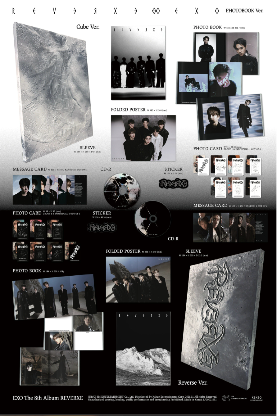 EXO - REVERXE - 8th Mini Album (Photobook Ver.)