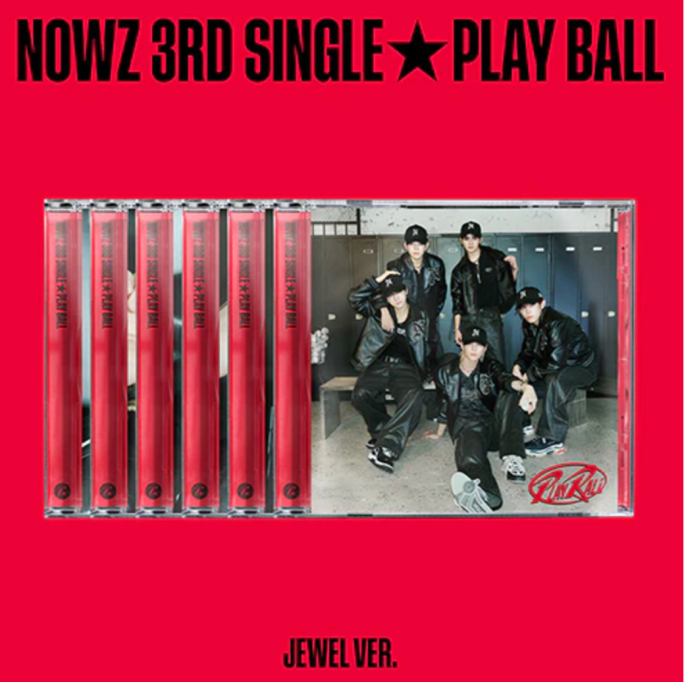 (SIGNED) NOWZ - Play Ball - 3rd Single Album (Jewel Ver.)