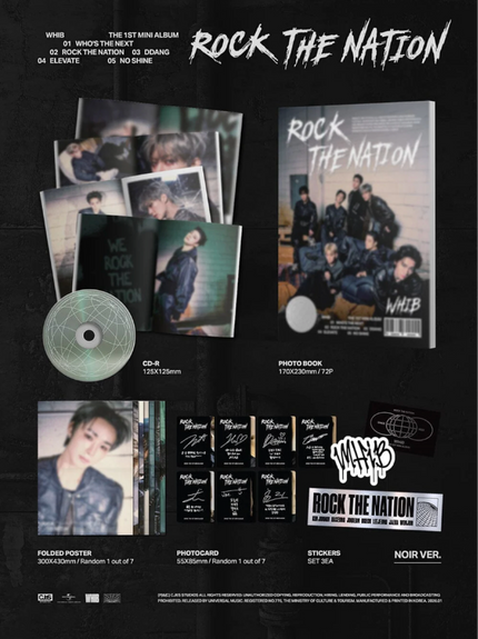 WHIB - ROCK THE NATION - 1st Mini Album