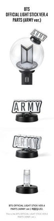 BTS - Parts for Official Lightstick Ver. 4 : Army (PREORDER)